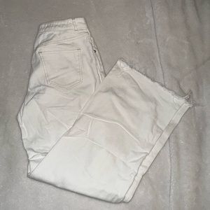 Vestique wide leg white jeans